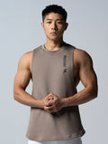 AirFlex™ 窄肩訓練背心 (卡其) - AROAK 機能健身服飾 | 專為健人打造
