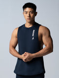 AirFlex™ 窄肩訓練背心 (丈青) - AROAK 機能健身服飾 | 專為健人打造