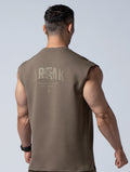 AirFlex™曙光戰士寬肩背心 (棕卡其) - AROAK 機能健身服飾 | 專為健人打造