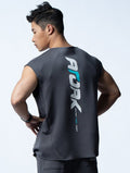 AirFlex™ 征服之道寬肩背心 (鐵灰) - AROAK 機能健身服飾 | 專為健人打造