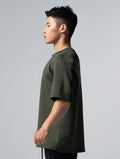AirFlex™ OVERSIZED 王者爭霸短袖上衣 (墨綠) - AROAK 機能健身服飾 | 專為健人打造