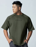 AirFlex™ OVERSIZED拉克蘭袖上衣 (墨綠) - AROAK 機能健身服飾 | 專為健人打造