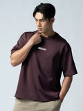 AirFlex™ OVERSIZED 短袖上衣 (礁岩褐) - AROAK 機能健身服飾 | 專為健人打造