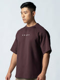 AirFlex™ OVERSIZED 拉克蘭袖上衣 (礁岩褐) - AROAK 機能健身服飾 | 專為健人打造