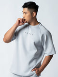 AirFlex™ OVERSIZED拉克蘭袖上衣 (淺灰) - AROAK 機能健身服飾 | 專為健人打造