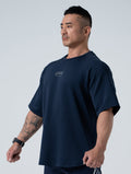 AirFlex™ 萬獸之尊 OVERSIZED 機能短袖上衣 (丈青) (4/2 14:00 準時發售) - AROAK 機能健身服飾 | 專為健人打造
