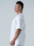 AirFlex™ 萬獸誓約 OVERSIZED 機能短袖上衣 (白) (4/2 14:00 準時發售) - AROAK 機能健身服飾 | 專為健人打造