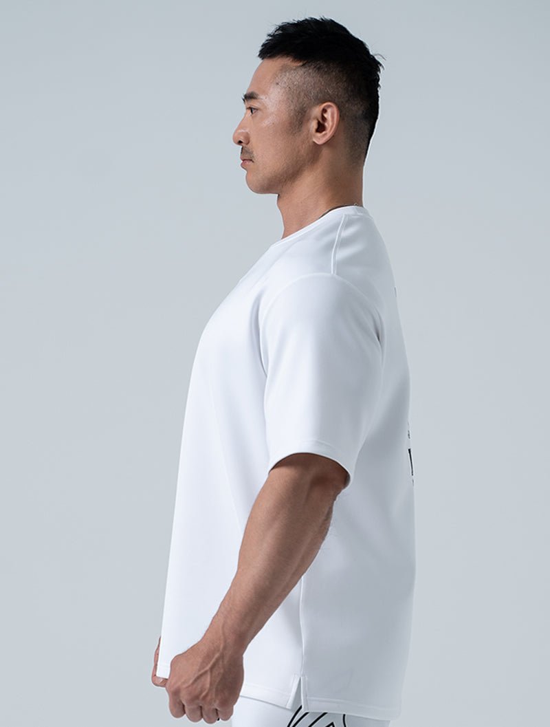 AirFlex™ 萬獸誓約 OVERSIZED 機能短袖上衣 (白) (4/2 14:00 準時發售) - AROAK 機能健身服飾 | 專為健人打造