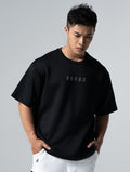 AirFlex™ OVERSIZED 王者爭霸短袖上衣 (黑) - AROAK 機能健身服飾 | 專為健人打造