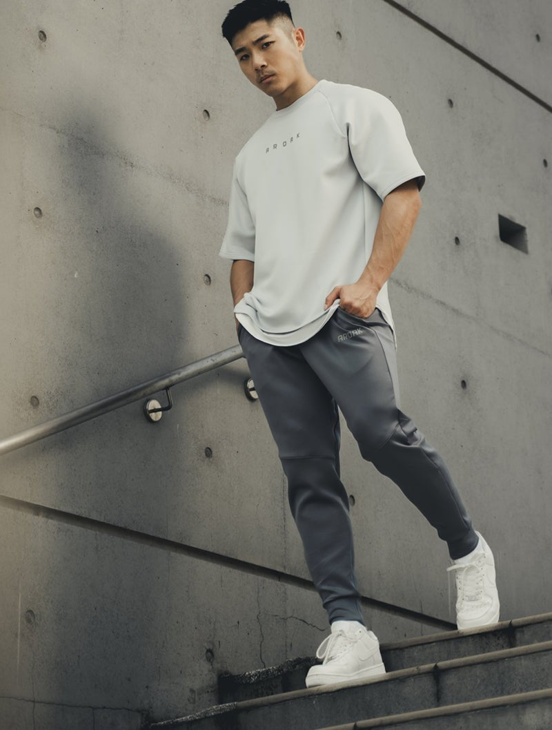 AirFlex™ OVERSIZED拉克蘭袖上衣 (丈青) - AROAK 機能健身服飾 | 專為健人打造