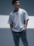AirFlex™ OVERSIZED 戰神之巔拉克蘭袖上衣 (黑) - AROAK 機能健身服飾 | 專為健人打造