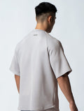 AirFlex™ OVERSIZED 拉克蘭袖上衣 (銀雲灰) - AROAK 機能健身服飾 | 專為健人打造