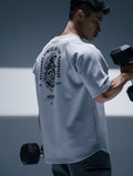 AirFlex™ OVERSIZED 戰神之巔拉克蘭袖上衣 (黑) - AROAK 機能健身服飾 | 專為健人打造
