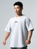 AirFlex™ OVERSIZED 戰神之巔拉克蘭袖上衣 (淺灰) - AROAK 機能健身服飾 | 專為健人打造