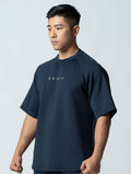 AirFlex™ OVERSIZED拉克蘭袖上衣 (丈青) - AROAK 機能健身服飾 | 專為健人打造