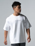 AirFlex™ OVERSIZED 王者爭霸短袖上衣 (白) - AROAK 機能健身服飾 | 專為健人打造