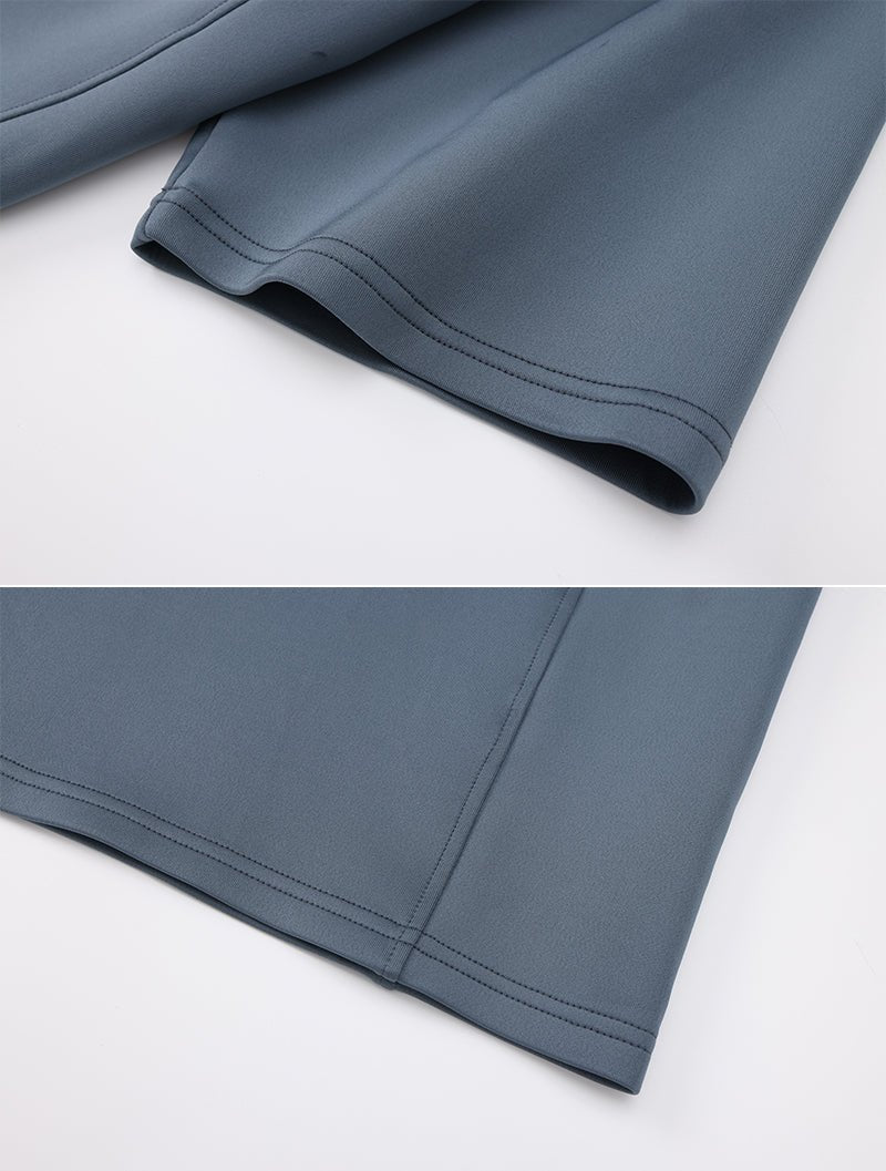 AirFlex™ OVERSIZED機能肩剪接短袖訓練上衣 (鐵灰藍) - AROAK 機能健身服飾 | 專為健人打造