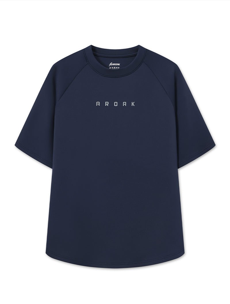 AirFlex™ OVERSIZED拉克蘭袖上衣 (丈青) - AROAK 機能健身服飾 | 專為健人打造