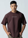 AirFlex™ OVERSIZED 拉克蘭袖上衣 (礁岩褐) - AROAK 機能健身服飾 | 專為健人打造
