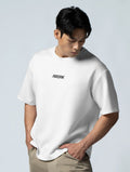 AirFlex™ OVERSIZED短袖上衣 (白) - AROAK 機能健身服飾 | 專為健人打造