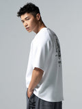 AirFlex™ OVERSIZED 戰神之巔拉克蘭袖上衣 (白) - AROAK 機能健身服飾 | 專為健人打造