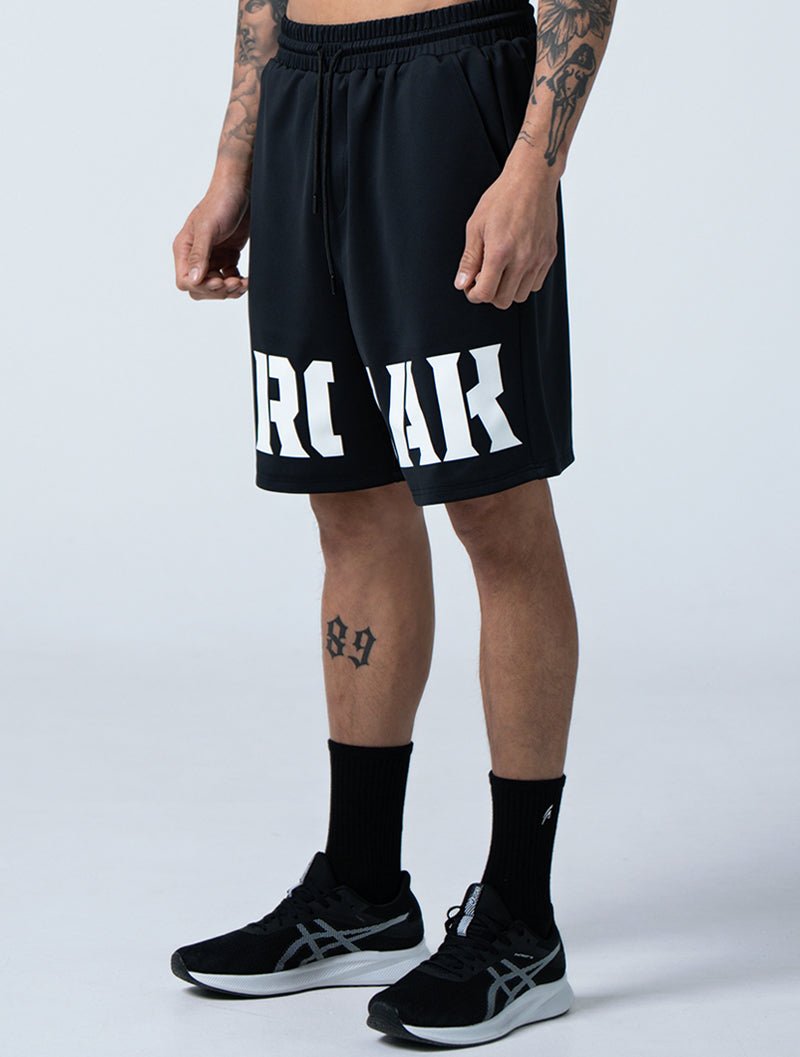 AirSculpt™ 休閒印花短褲 (黑) - AROAK 機能健身服飾 | 專為健人打造