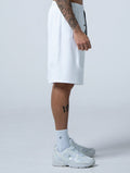 AirSculpt™ 美式復古短褲 (白) - AROAK 機能健身服飾 | 專為健人打造