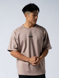AirSculpt™ OVERSIZED 拉克蘭袖上衣 (摩卡棕) - AROAK 機能健身服飾 | 專為健人打造