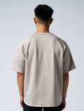 AirSculpt™ OVERSIZED 拉克蘭袖上衣 (銀雲灰) - AROAK 機能健身服飾 | 專為健人打造
