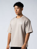 AirSculpt™ OVERSIZED 短袖上衣 (銀雲灰) - AROAK 機能健身服飾 | 專為健人打造