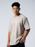 AirSculpt™ OVERSIZED 拉克蘭袖上衣 (銀雲灰) - AROAK 機能健身服飾 | 專為健人打造