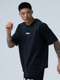 AirSculpt™ OVERSIZED 拉克蘭袖上衣 (黑) - AROAK 機能健身服飾 | 專為健人打造