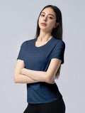 ArcTech™ 基礎訓練上衣 24 - 1 (深藍) - AROAK 機能健身服飾 | 專為健人打造