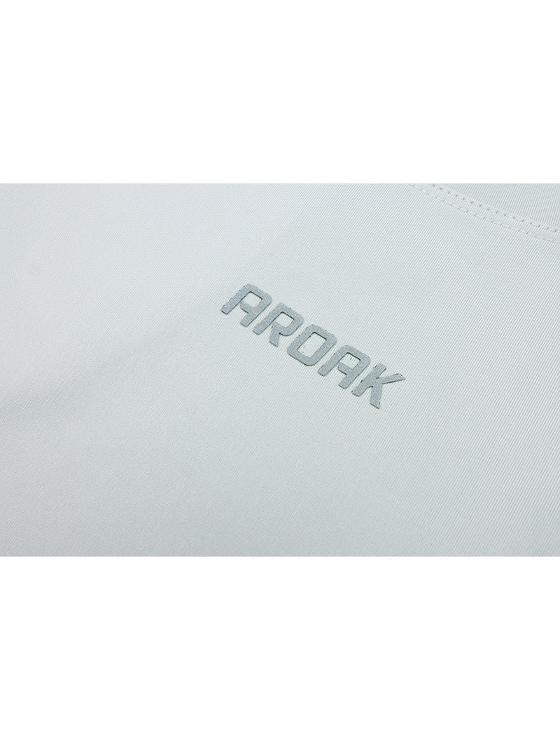 ArcTech™ 機能訓練流線剪裁短版背心 24-1 (米灰) - AROAK 機能健身服飾 | 專為健人打造