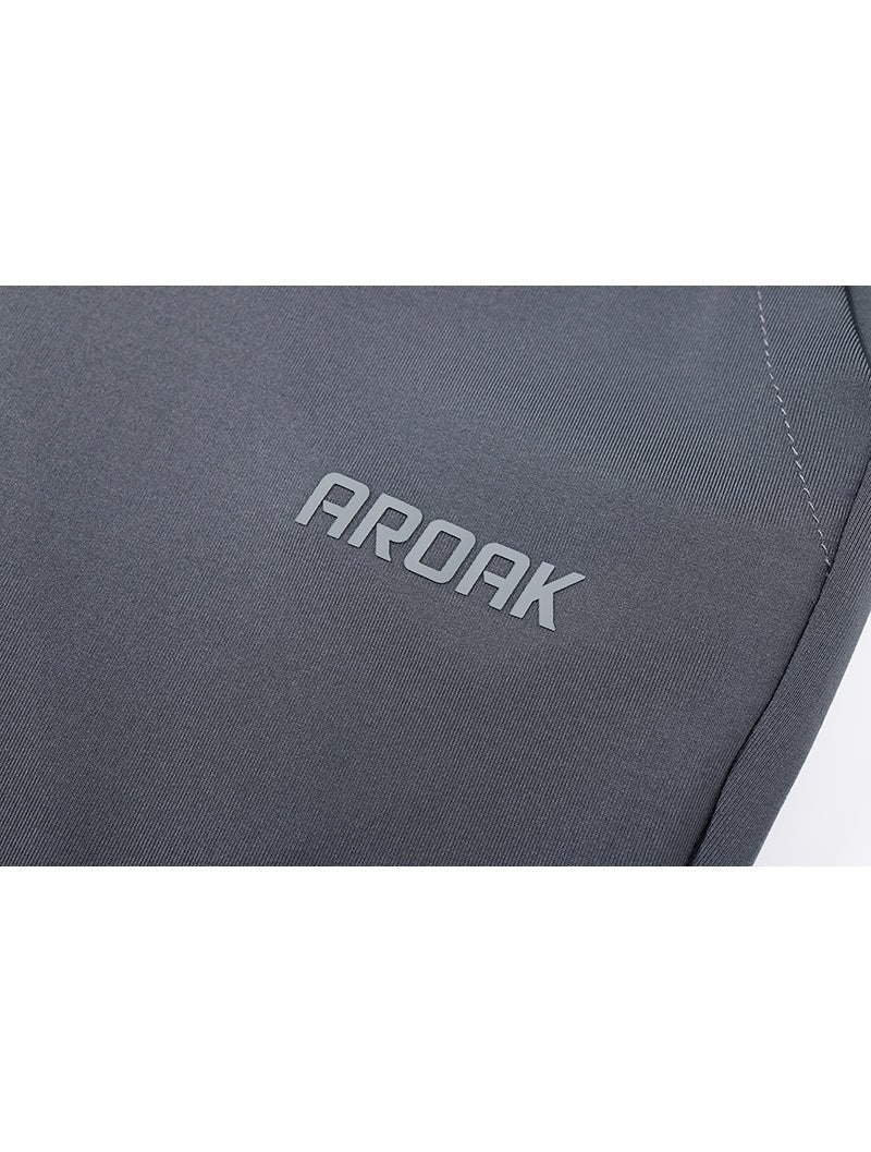 ArcTech™ 機能立體剪裁長褲 (鐵灰) - AROAK 機能健身服飾 | 專為健人打造