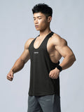 ArcTech™ 機能細肩挖背訓練背心 (碳黑) - AROAK 機能健身服飾 | 專為健人打造