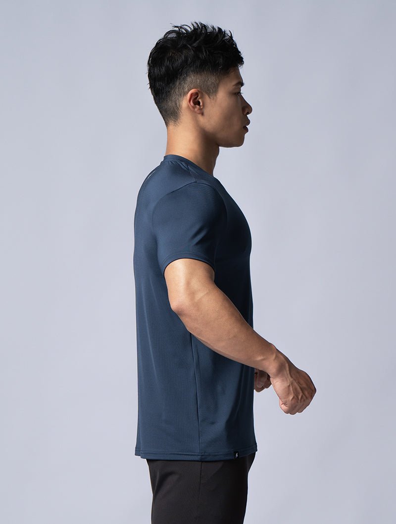 ArcTech™ 機能訓練上衣 (深藍) - AROAK 機能健身服飾 | 專為健人打造