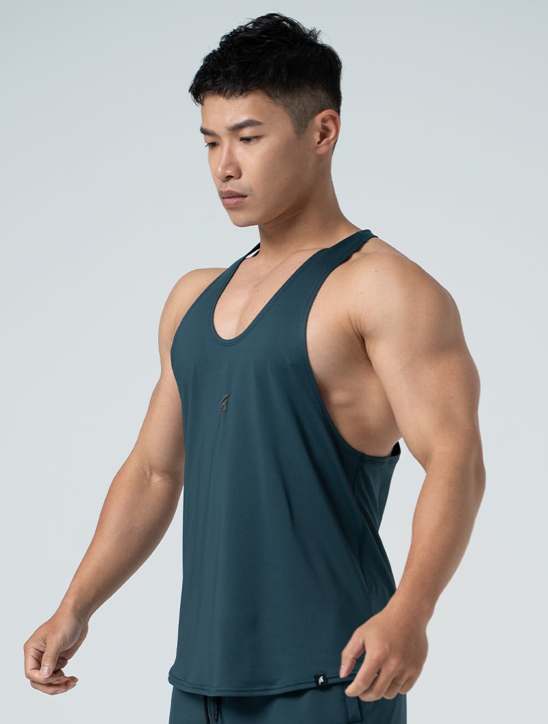 ArcTech™ 鐵志同盟挖背訓練背心 (黑綠) - AROAK 機能健身服飾 | 專為健人打造