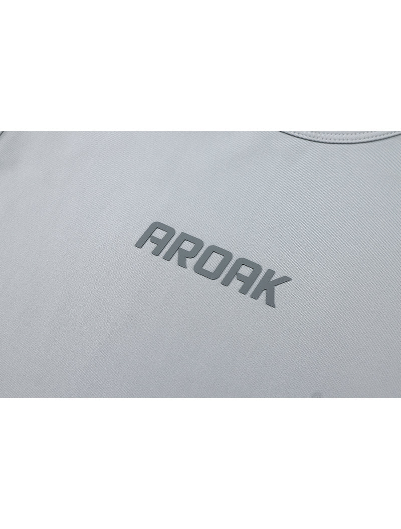 ArcTech™ 機能圓弧健身背心 (咖啡) - AROAK 機能健身服飾 | 專為健人打造