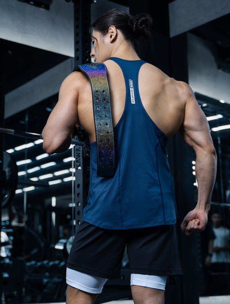 ArcTech™ Elite 細肩挖背訓練背心 (黑) - AROAK 機能健身服飾 | 專為健人打造