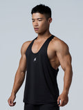 ArcTech™ Elite 細肩挖背訓練背心 (黑) - AROAK 機能健身服飾 | 專為健人打造