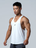 ArcTech™ Elite 細肩挖背訓練背心 (白) - AROAK 機能健身服飾 | 專為健人打造