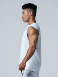 ArcTech™ Essential 寬肩剪接背心 (白) - AROAK 機能健身服飾 | 專為健人打造