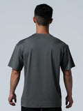 ArcTech™ Essential Oversized FIT短袖上衣 (鐵灰) - AROAK 機能健身服飾 | 專為健人打造
