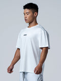 ArcTech™ Essential Oversized FIT短袖上衣 (白) - AROAK 機能健身服飾 | 專為健人打造