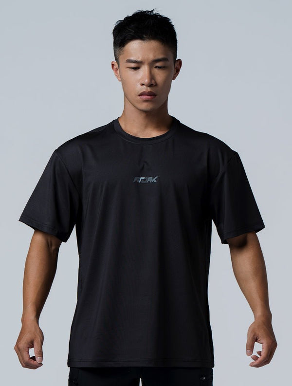 ArcTech™ Essential Oversized Fit 短袖上衣 (黑) – AROAK 機能健身服飾 | 專為健人打造