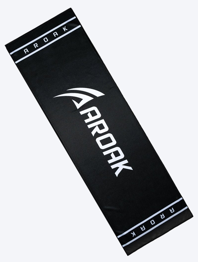 AROAK經典涼感毛巾 (黑) - AROAK 機能健身服飾 | 專為健人打造