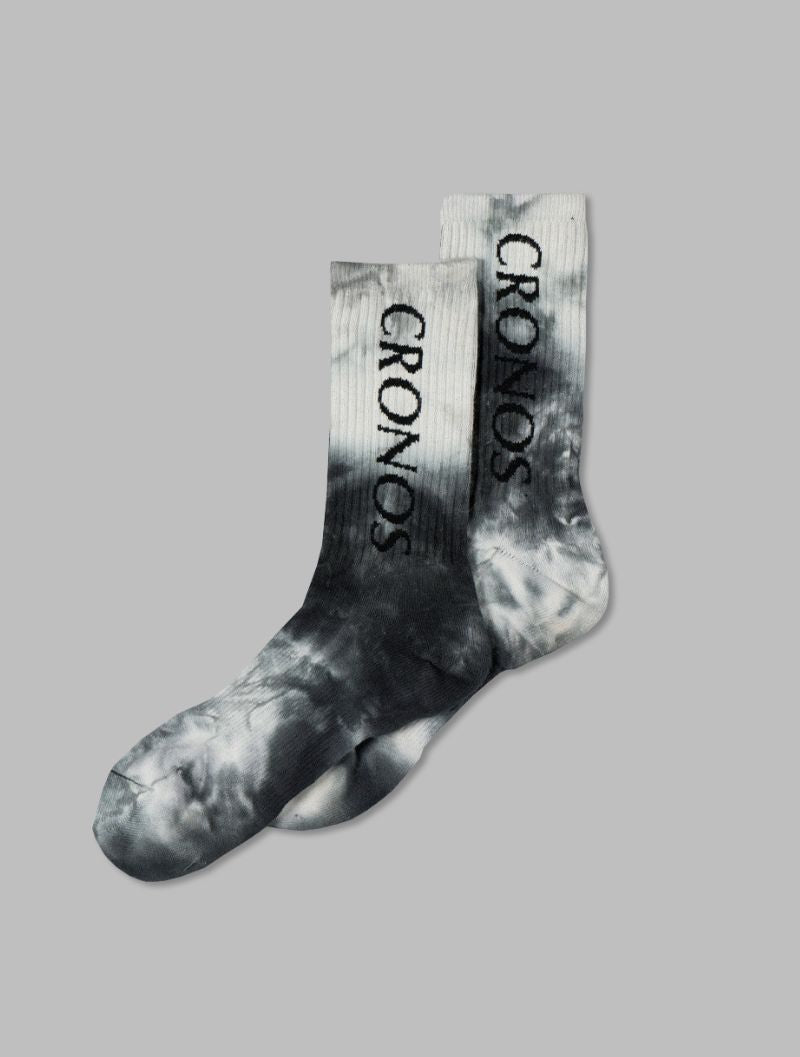 CRONOS 紮染圖案襪 (黑) - AROAK 機能健身服飾 | 專為健人打造
