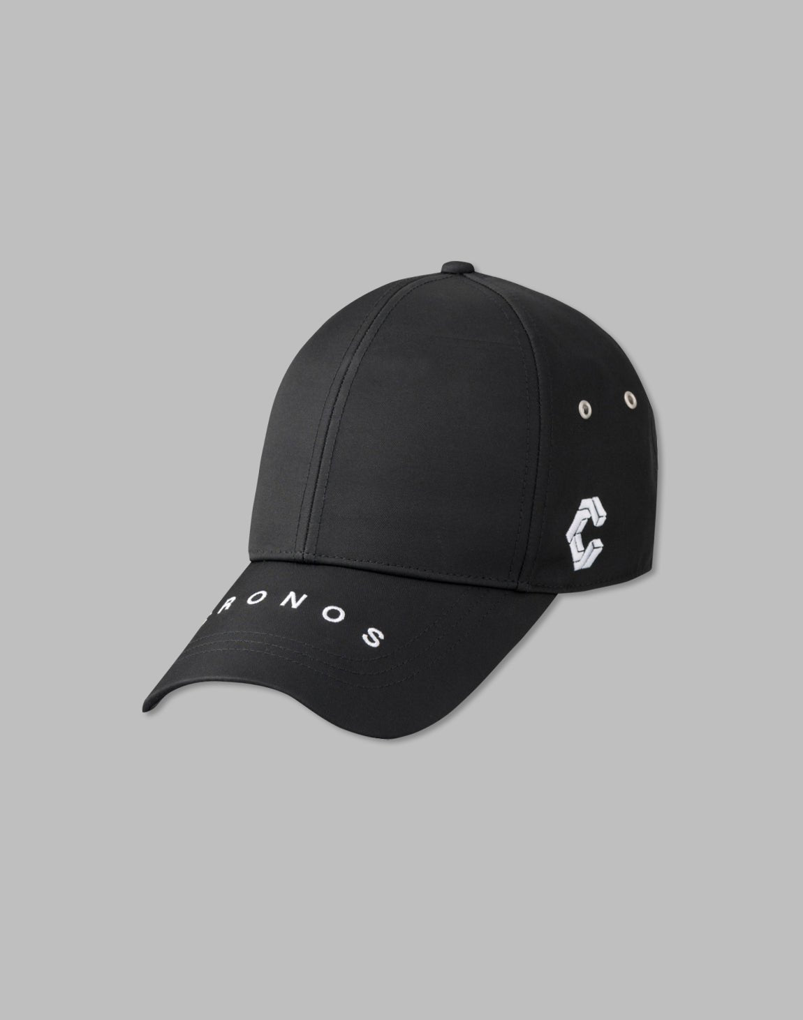 CRONOS刺繡LOGO帽子 (黑) - AROAK 機能健身服飾 | 專為健人打造