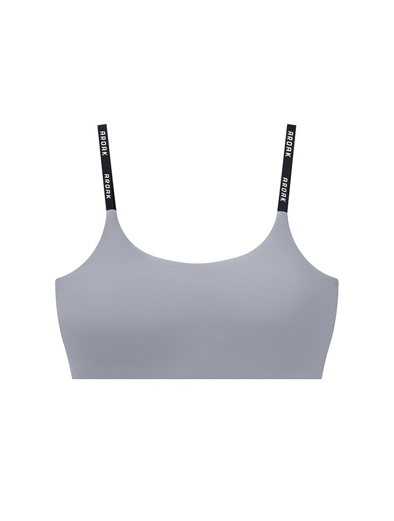 Doux™ 聚焦調節運動內衣 24 - 1 (淺灰) - AROAK 機能健身服飾 | 專為健人打造